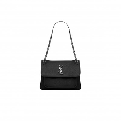 YSL NIKI MEDIUM IN GRAINED LAMBSKIN 633178AACIA1000 (28*20*8.5cm)